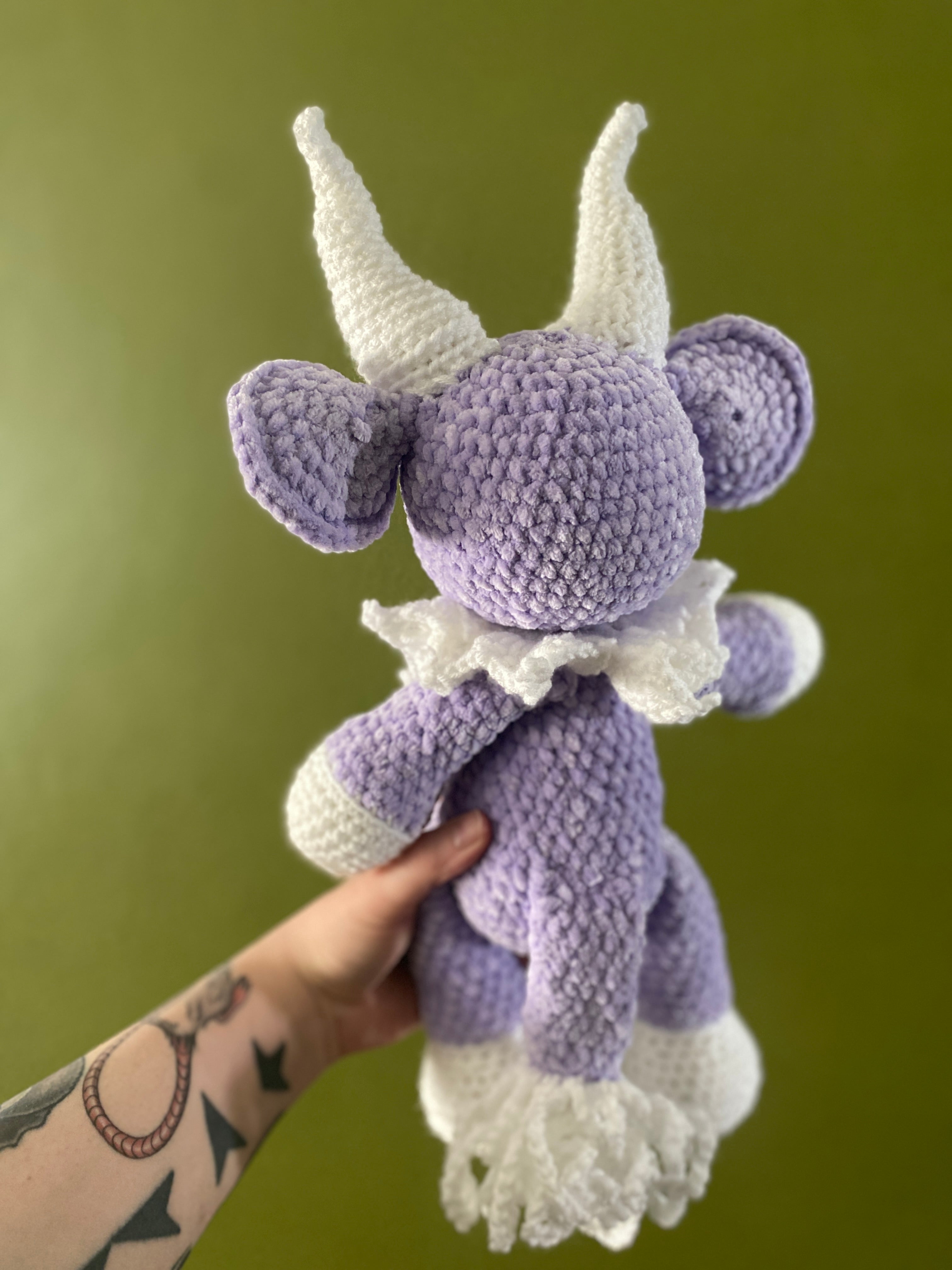 White & Purple Softie