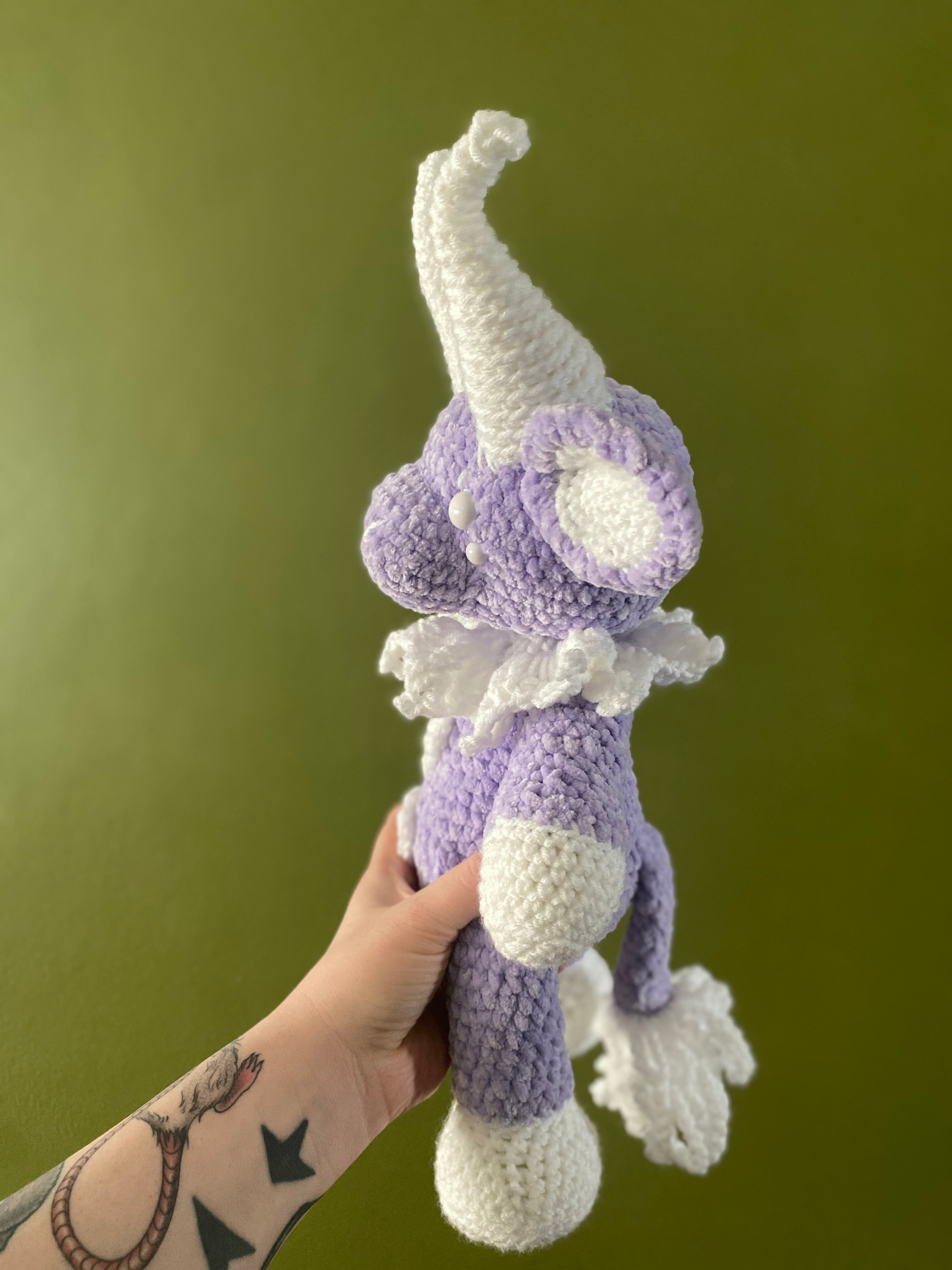 White & Purple Softie